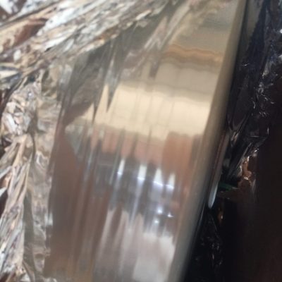 Damaged Metallic Film Roll